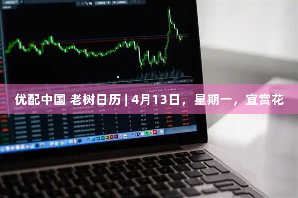 优配中国 老树日历 | 4月13日，星期一，宜赏花
